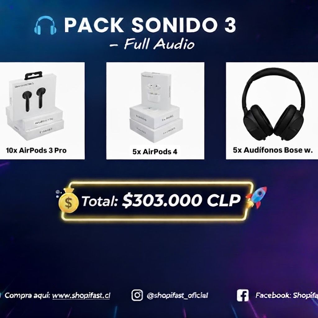 🎧 PACK SONIDO 3 – Full Audio