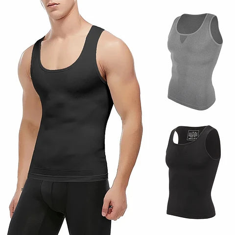 CAMISETA COMPRIMIDA SIN MANGA