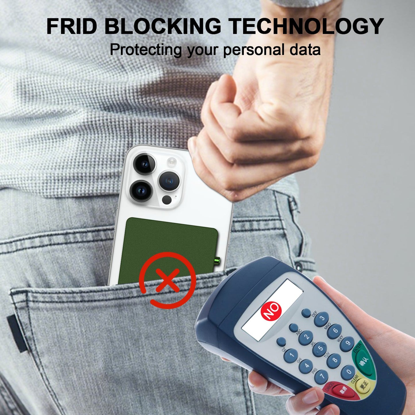 Tarjetero Imantado para Celular