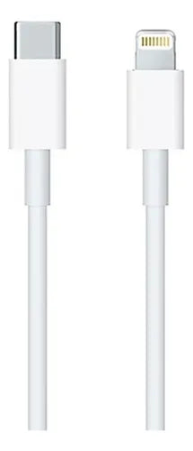 Cable Para Iphone Apple Lightning A Tipo C Rápido Original Blanco